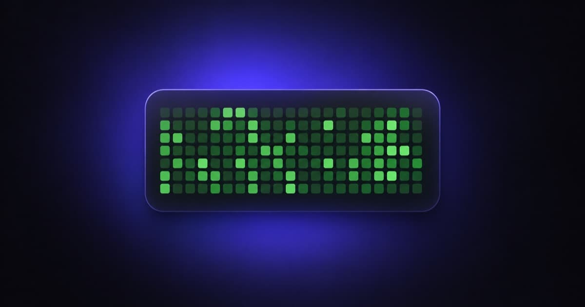 An iPhone widget tile showing a green GitHub contribution heatmap