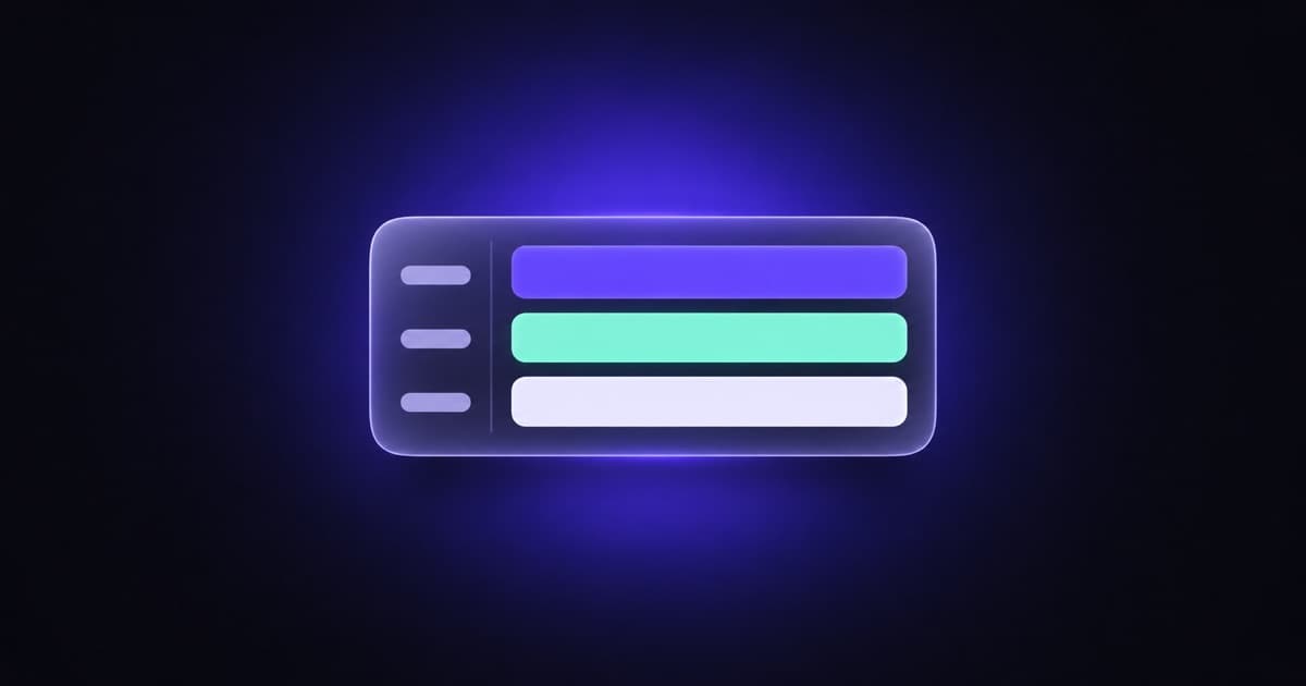 An iPhone widget tile showing an agenda of three colored event blocks with time slots