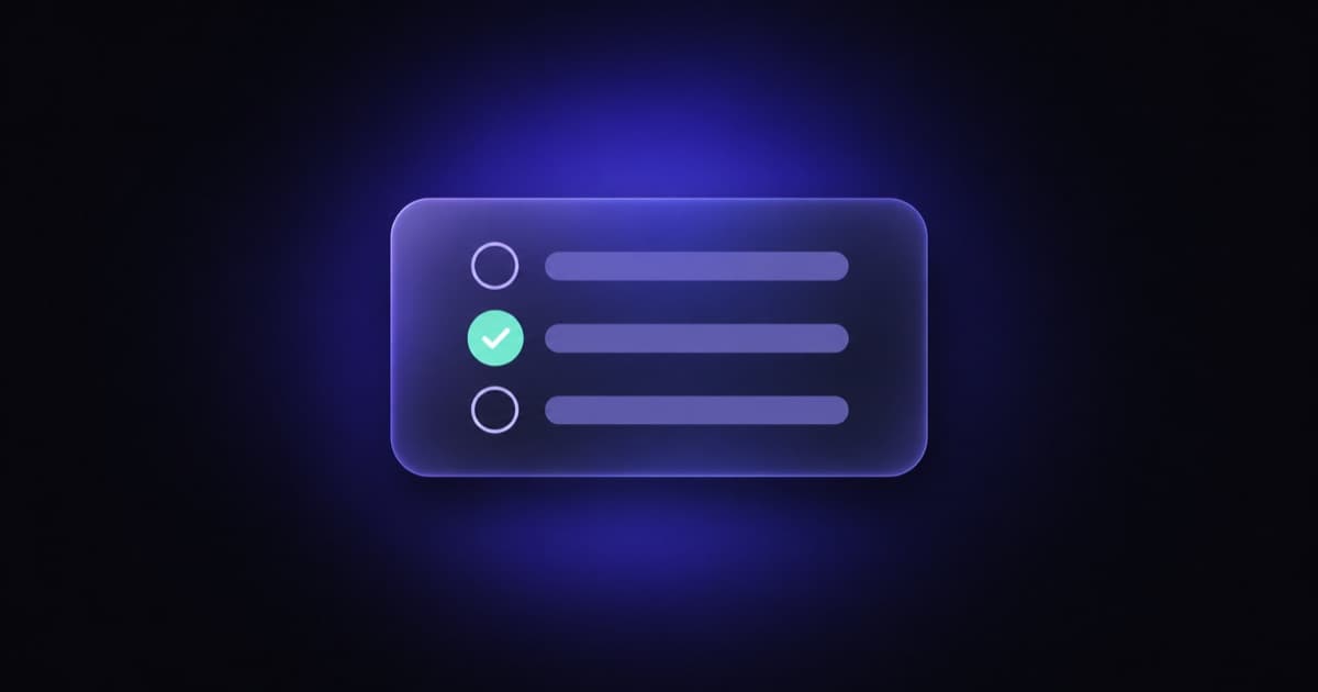 An iPhone widget tile with a checklist of three reminders, one checked off