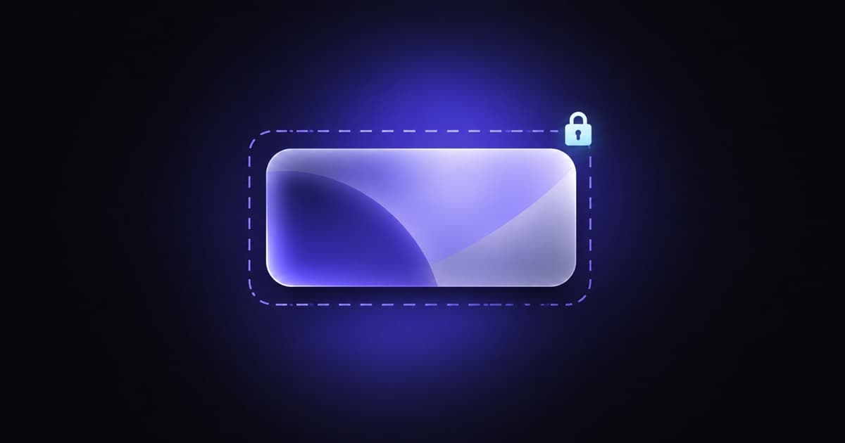 An iPhone widget tile with a subtle boundary around it, illustrating platform limits